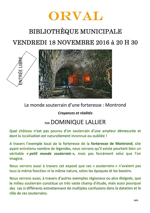 Le monde souterrain d'une forteresse (2016)